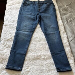 Express Women’s Skinny Jeans - Dark Blue Wash